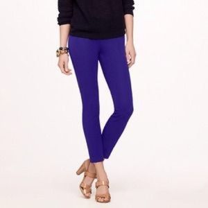 EUC J. Crew Minnie pant in royal purple